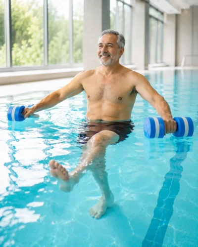 ورزش در آب و آب درمانی برای آرتروز زانو و لگن